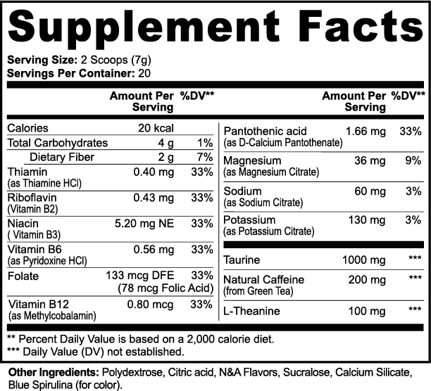 F2F Energy Powder (Cotton Candy)