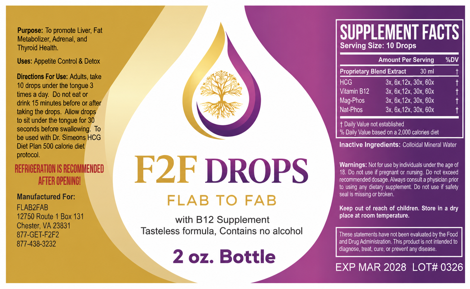 F2F Pounds and Inches Program